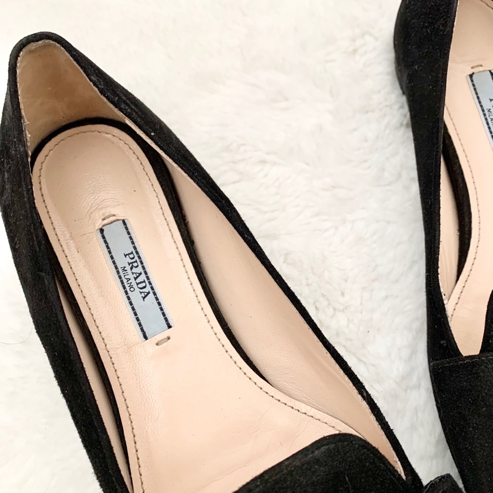 Prada bow flat sz 38 - Picture 2 of 6